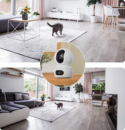 TY7 Dual-Lens Pan & Tilt Wi-Fi Camera