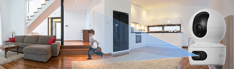 TY7 Dual-Lens Pan & Tilt Wi-Fi Camera