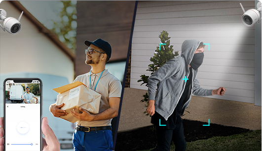 EZVIZ H3c NVR + HDD Kit Smart Wi-Fi Camera Security System