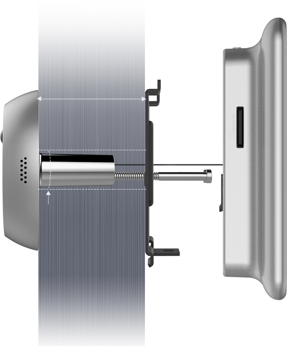 DP2C Wire-free Peephole Doorbell