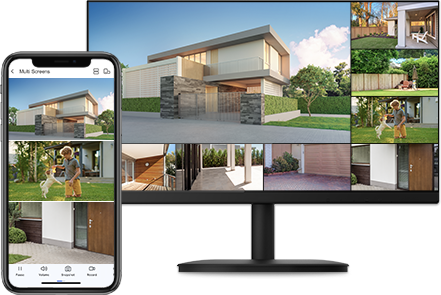 EZVIZ H3c NVR + HDD Kit Smart Wi-Fi Camera Security System