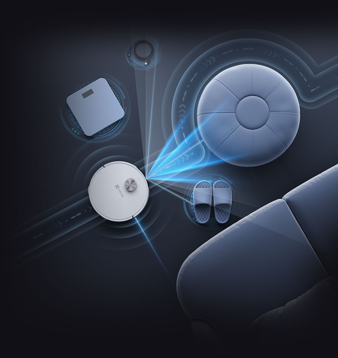 EZVIZ RS20 Max Robot Vacuum & Mop Combo