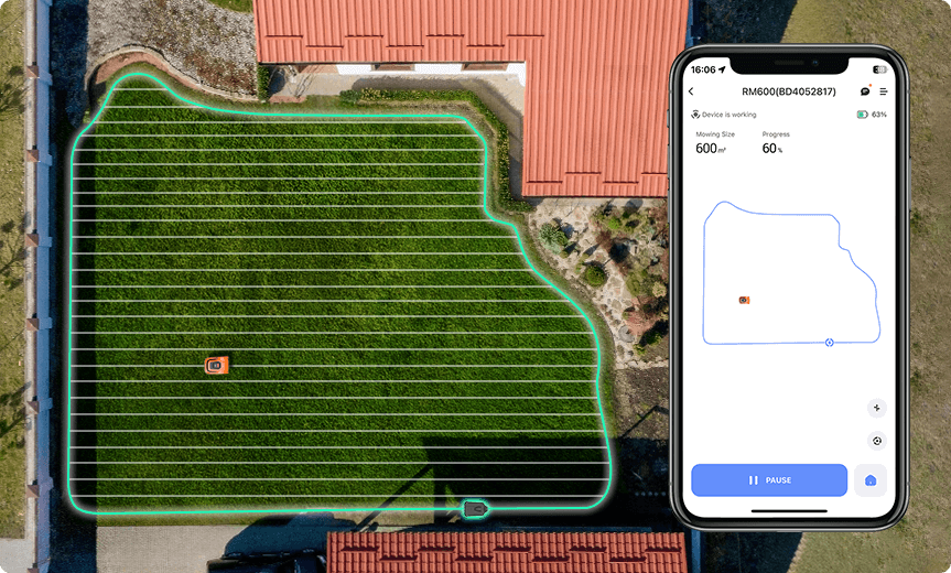 EZVIZ RM600 Smart Robotic Lawn Mower