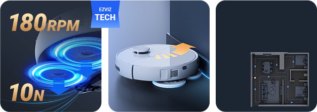 EZVIZ RS20 Max Robot Vacuum & Mop Combo