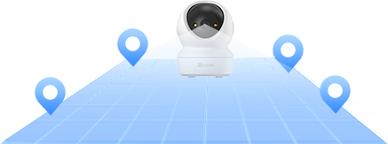 EZVIZ H6c G1 - Next-Generation Pan & Tilt Wi-Fi Smart Home Indoor Camera
