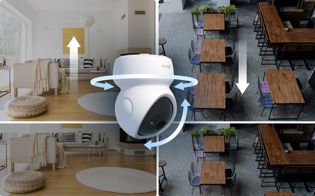 EZVIZ H6c G1 - Next-Generation Pan & Tilt Wi-Fi Smart Home Indoor Camera