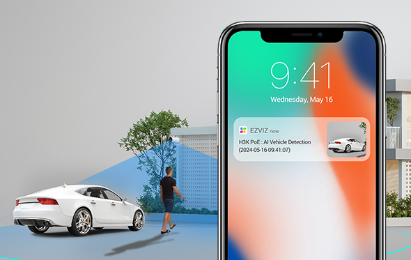 EZVIZ H3K PoE 4K Kit Smart PoE Security Camera