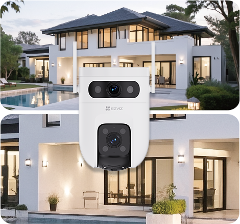 C9c Dual 2k Dual-Lens Pan & Tilt Wi-Fi Camera