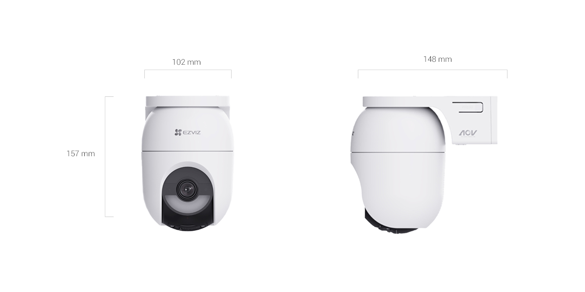 EZVIZ CB8 Lite 4G & Wi-Fi Smart Home Battery Camer