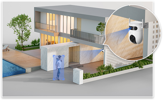 EZVIZ H9c 3K Dual-Lens Pan & Tilt Wi-Fi Camera