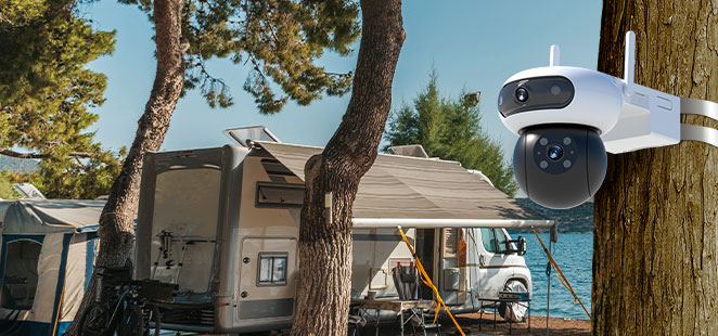 EZVIZ CB90x Dual-Lens All-Day Recording 4G Camera
+Solar Panel 8W