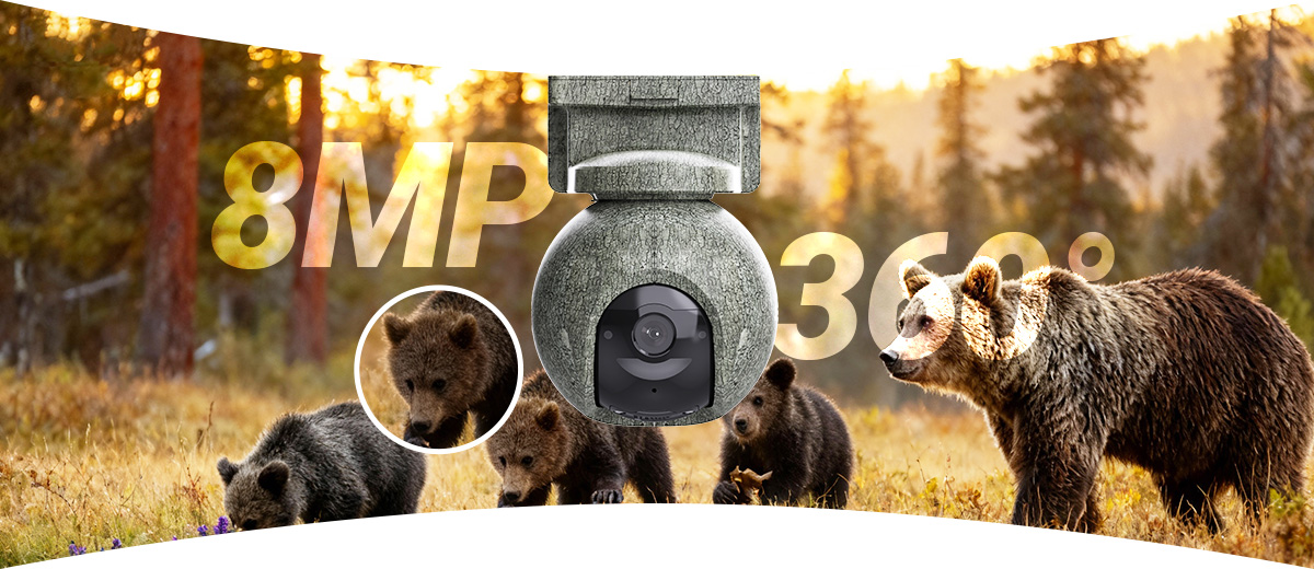 EZVIZ EB8 Pro Ranger + Solar Panel 8W - 4G & Wi-Fi Smart Home Battery Camera Kit