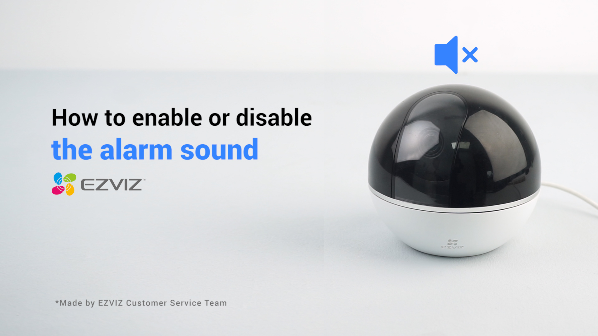 How to enable or disable the alarm sound