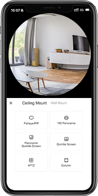 EZVIZ E4p Smart Wi-Fi Panoramic Fisheye Camera