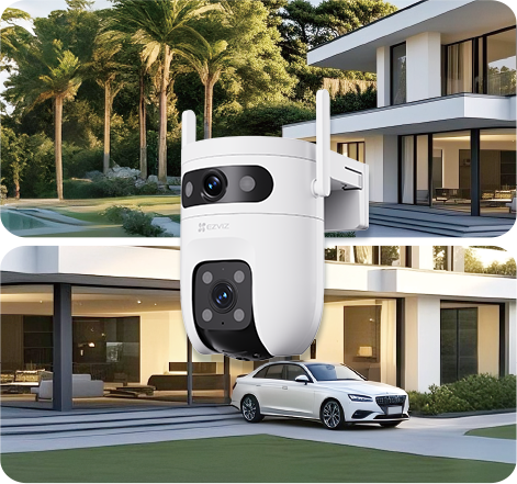 C9c Dual 2k Dual-Lens Pan & Tilt Wi-Fi Camera