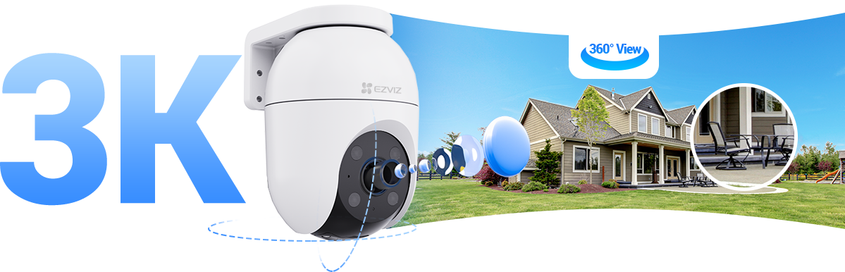 H8c Pro 4K Pan & Tilt Wi-Fi Camera