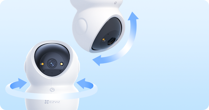 EZVIZ H6c G1 - Next-Generation Pan & Tilt Wi-Fi Smart Home Indoor Camera