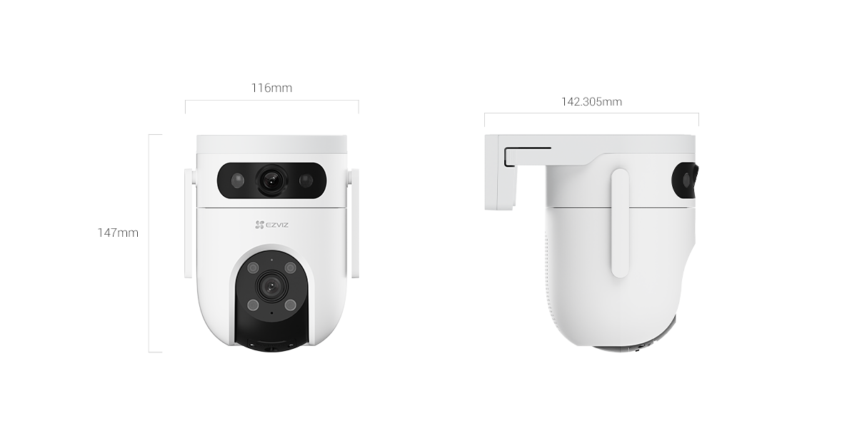 EZVIZ H9c Dual 4G Dual-Lens Pan & Tilt Wi-Fi Camera