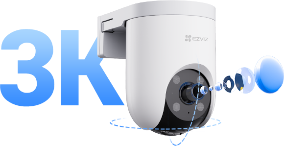 H8c Pro 4K Pan & Tilt Wi-Fi Camera