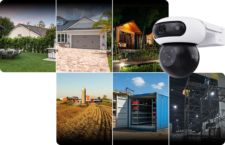 EZVIZ CB90x Dual-Lens All-Day Recording 4G Camera
+Solar Panel 8W