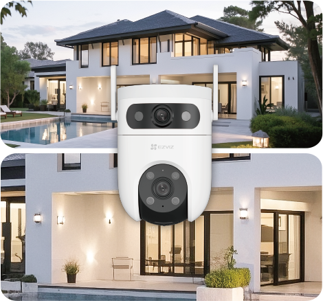 EZVIZ H9c 3K Dual-Lens Pan & Tilt Wi-Fi Camera