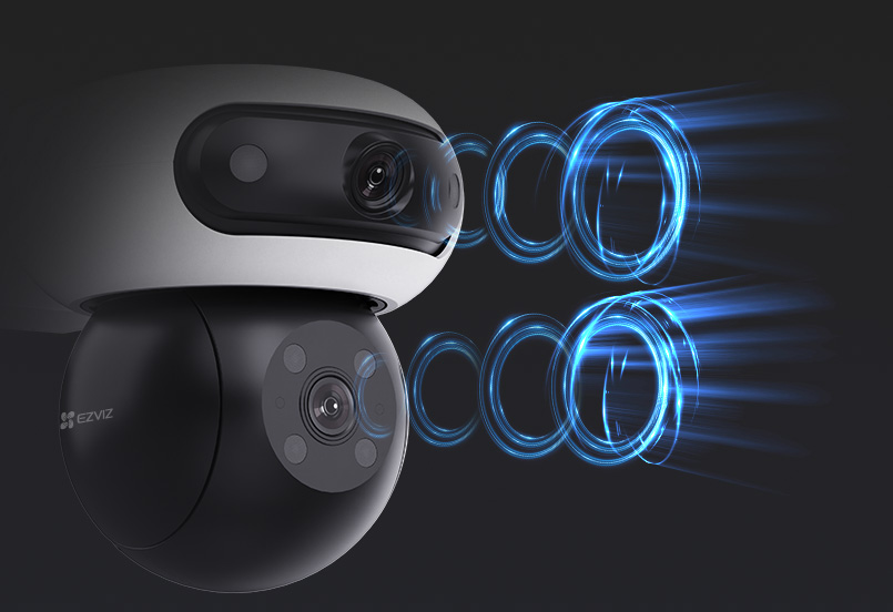 EZVIZ CB90x Dual-Lens All-Day Recording 4G Camera
+Solar Panel 8W