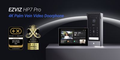 EZVIZ is at the forefront of pointing the way to next-level entry technology by debuting the HP7 Pro 4K Palm Vein Video Doorphone, making front doors safe and connected like never before