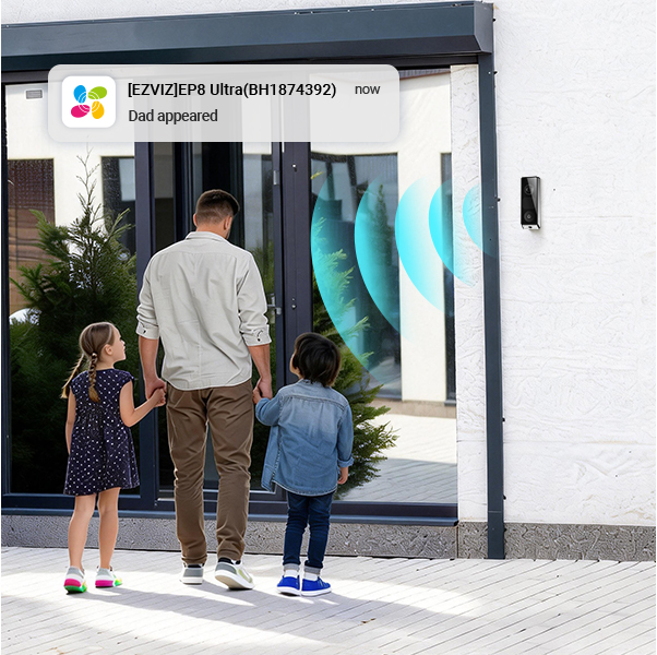 EZVIZ EP8 Ultra AI-Powered Interactive Video Doorbell Kit