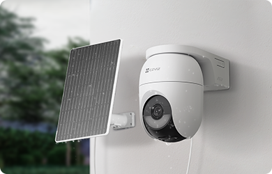 CB8 Lite + Solar Panel 5W Wi-Fi Battery Camera Kit