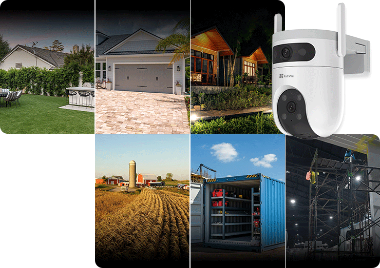 EZVIZ H9c Dual-Lens Pan & Tilt 4G & Wi-Fi Camera 