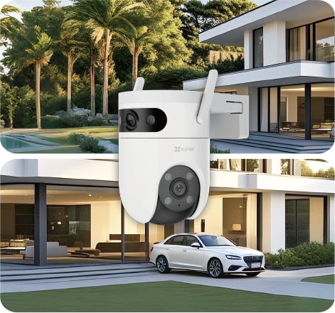 EZVIZ H9c 3K Dual-Lens Pan & Tilt Wi-Fi Camera