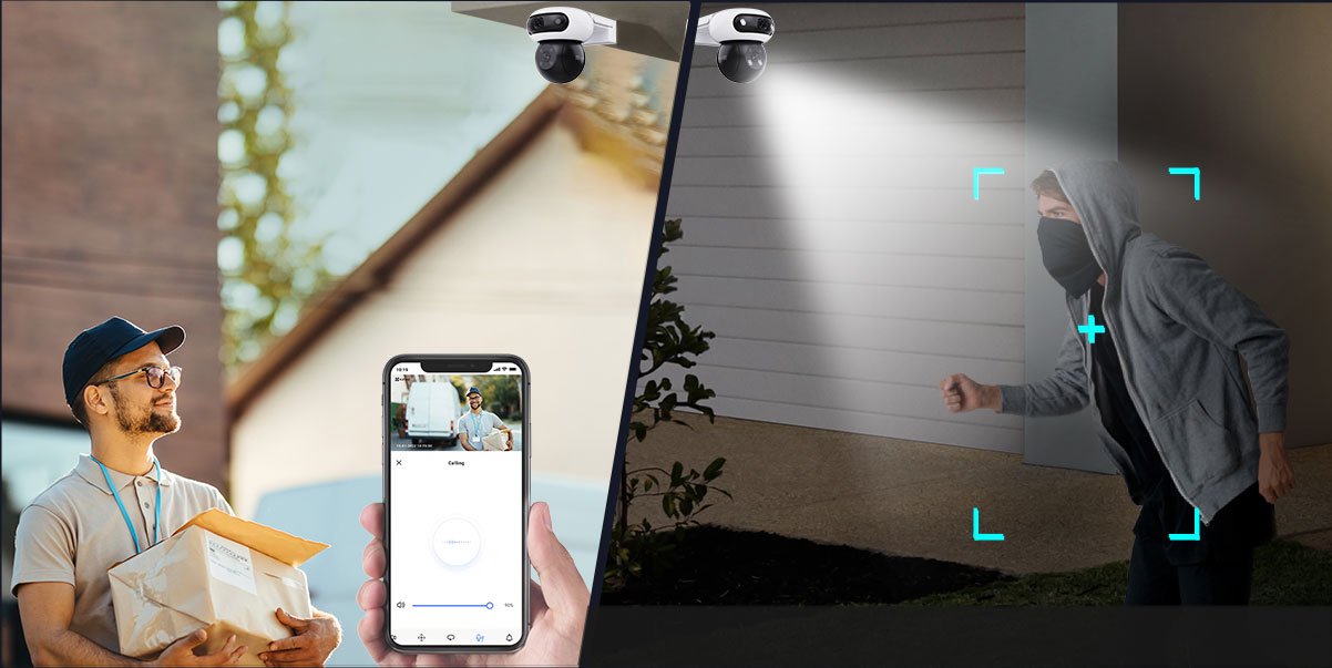 EZVIZ C90 Dual-Lens Pan & Tilt Wi-Fi Camera