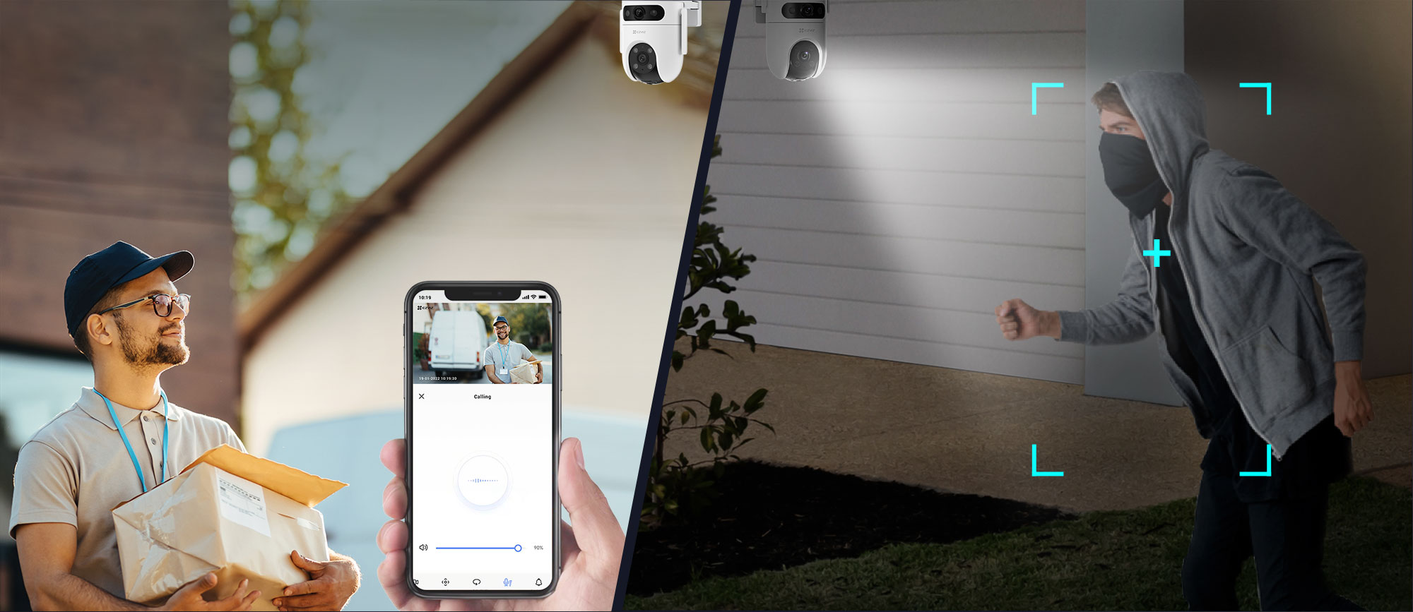 EZVIZ H9c 3K Dual-Lens Pan & Tilt Wi-Fi Camera