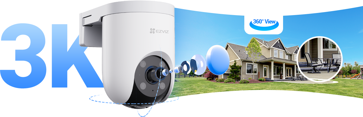 H8c Pro 4K Pan & Tilt Wi-Fi Camera