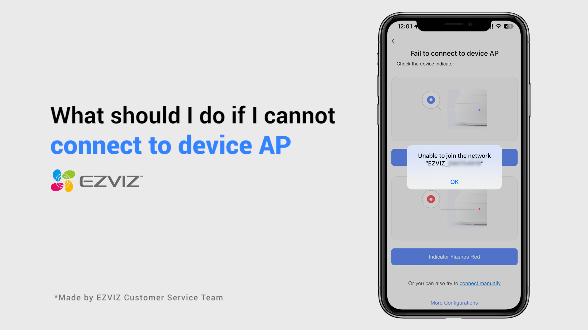 What should I do if I cannot connect to device AP