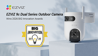 EZVIZ 9c Dual Series earns 2025 BIG Innovation Award, redefining flexible outdoor protection with dual-lens performance and user-fit choice
