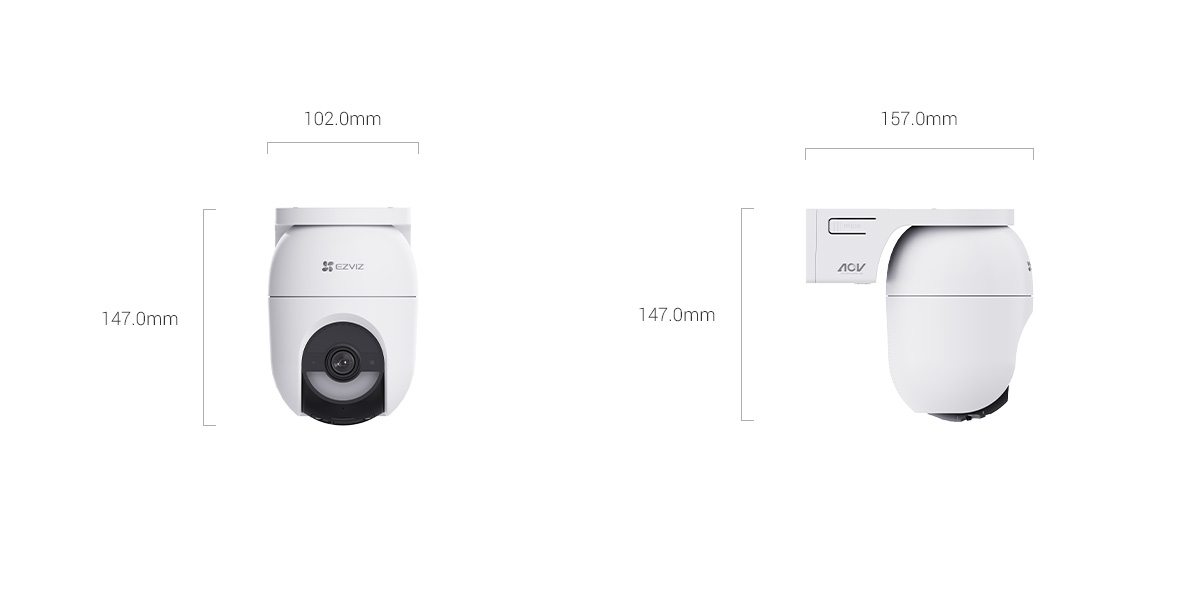 CB8 Lite 3K+ WiFi-Battery Camera