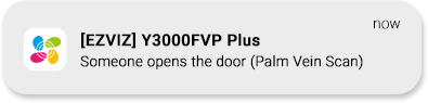 EZVIZ Y3000FVP Plus Face Recognition & Palm Vein Smart Lock