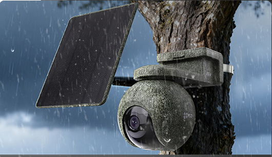 EZVIZ EB8 Pro Ranger + Solar Panel 8W - 4G & Wi-Fi Smart Home Battery Camera Kit