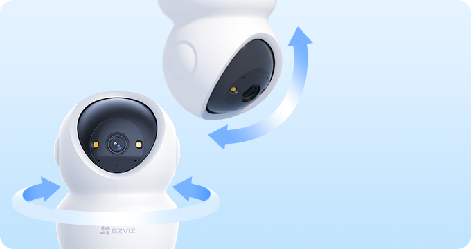 EZVIZ H6c G1 - Next-Generation Pan & Tilt Wi-Fi Smart Home Indoor Camera