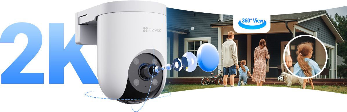 H8c Pro 4K Pan & Tilt Wi-Fi Camera