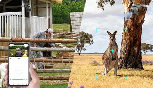 EZVIZ EB8 Pro Ranger + Solar Panel 8W - 4G & Wi-Fi Smart Home Battery Camera Kit