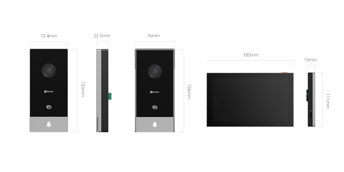 HP5 Smart Home Video Doorphone