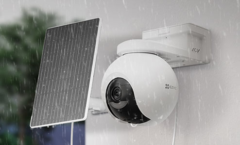 EZVIZ HB8 Pro + Solar Panel 5W - Smart Home Battery Camera Kit