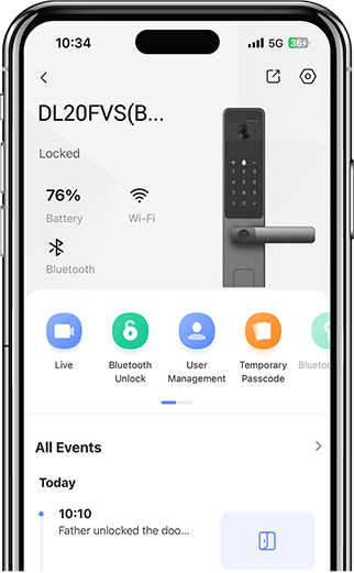 EZVIZ DL20FVS Plus Face Recognition & Palm Vein Handheld Smart Lock