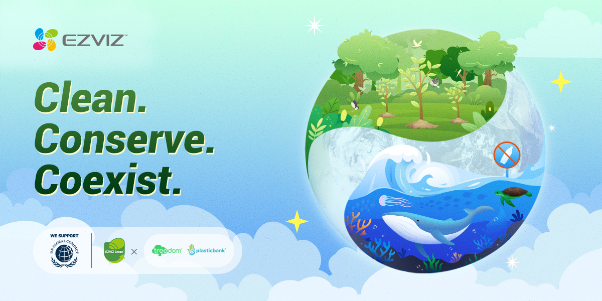 Expanding its partnership with non-profits, EZVIZ upgrades its Green Initiative to make a true impact on harmony between humans and nature with a week-long advocacy campaign