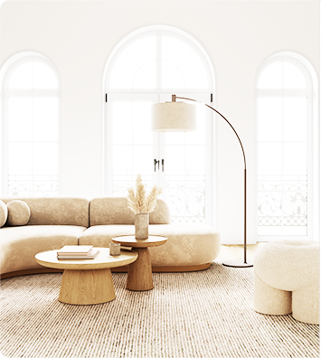 ss Overexposed living room scene
