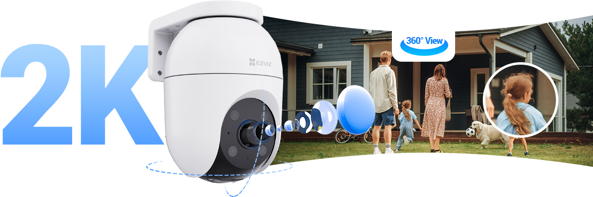 H8c Pro 4K Pan & Tilt Wi-Fi Camera