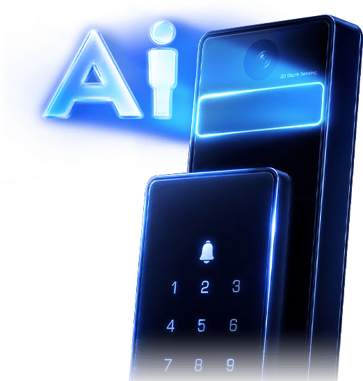 AI-powered EZVIZ smart lock and smart entry visual