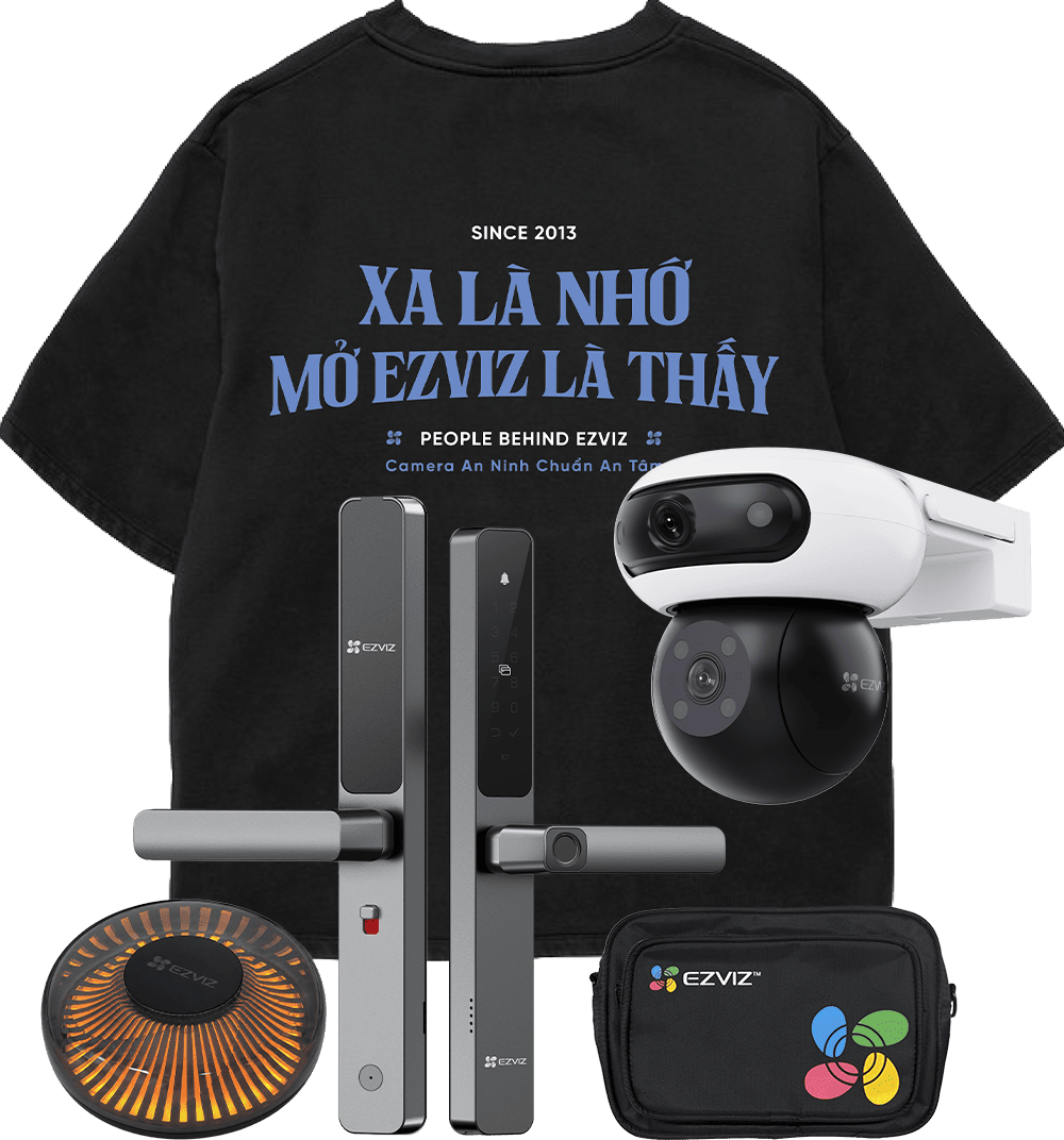 Quà tặng độc quyền tại gian hàng EZVIZ